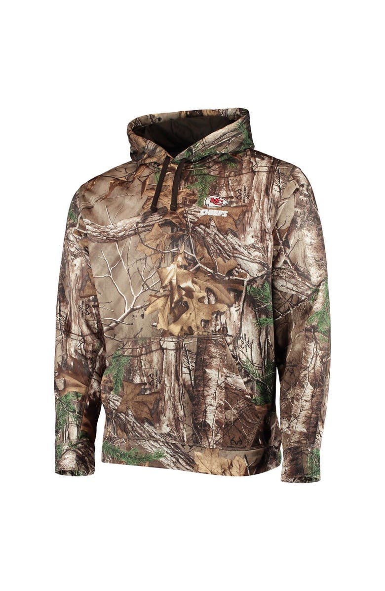 DUNBROOKE Men's Dunbrooke Realtree Camo Kansas City Chiefs Circle Champion Tech Fleece Pullover Hoodie, Alternate, color, Realtree Camo
