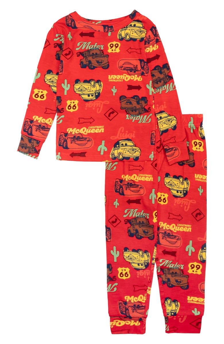 AME x Disney Pixar Kids' Cars<sup>®</sup> Two-Piece Pajamas, Main, color, Red