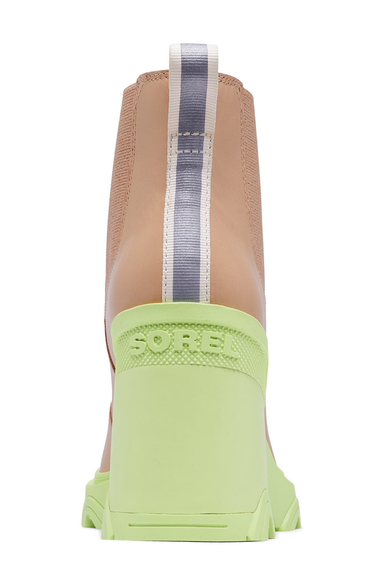 SOREL Brex<sup>™</sup> Waterproof Platform Block Heel Chelsea Boot, Alternate, color, Canoe/ Tippet