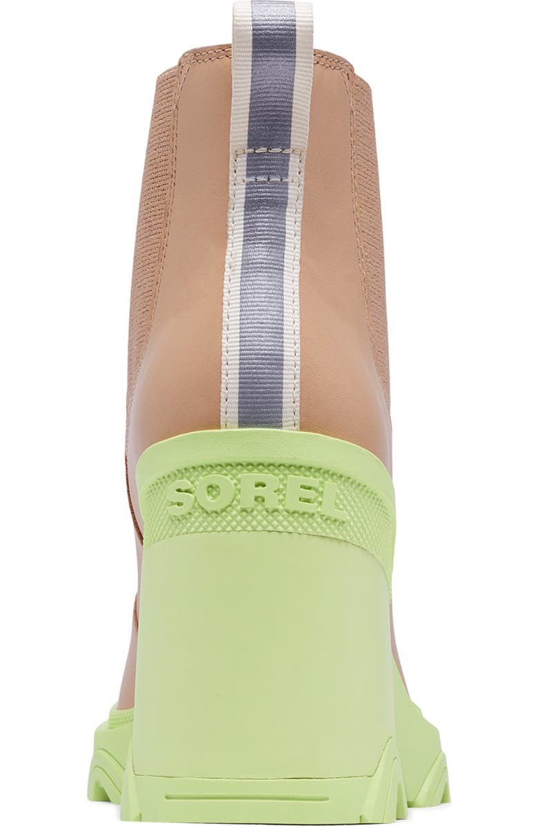 SOREL Brex<sup>™</sup> Waterproof Platform Block Heel Chelsea Boot, Alternate, color, Canoe/ Tippet