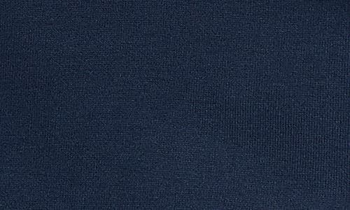 Ben Sherman Tipped Quarter Zip Polo In Dark Navy