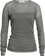 Lemaire Ballerina Long Sleeve Mesh Top