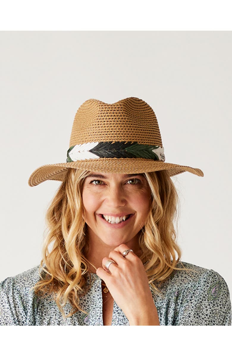 Carve Designs Farrah Packable Hat, Main, color, Dark Honey