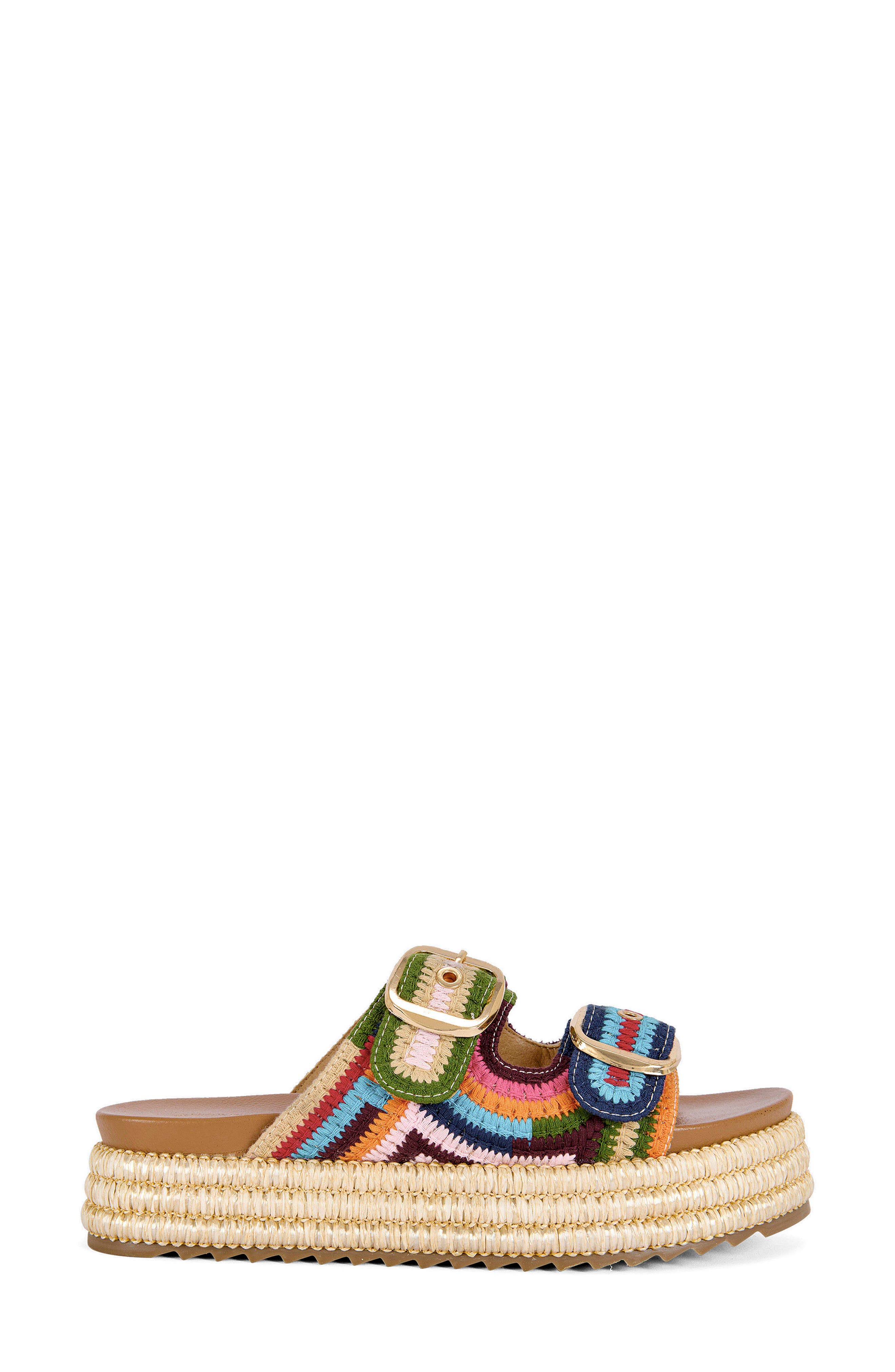 AZALEA WANG Nikkei Platform Slide Sandal, Alternate, color, 