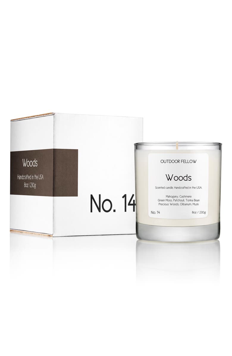 Outdoor Fellow No. 14 Woods Scented Candle, Alternate, color, 