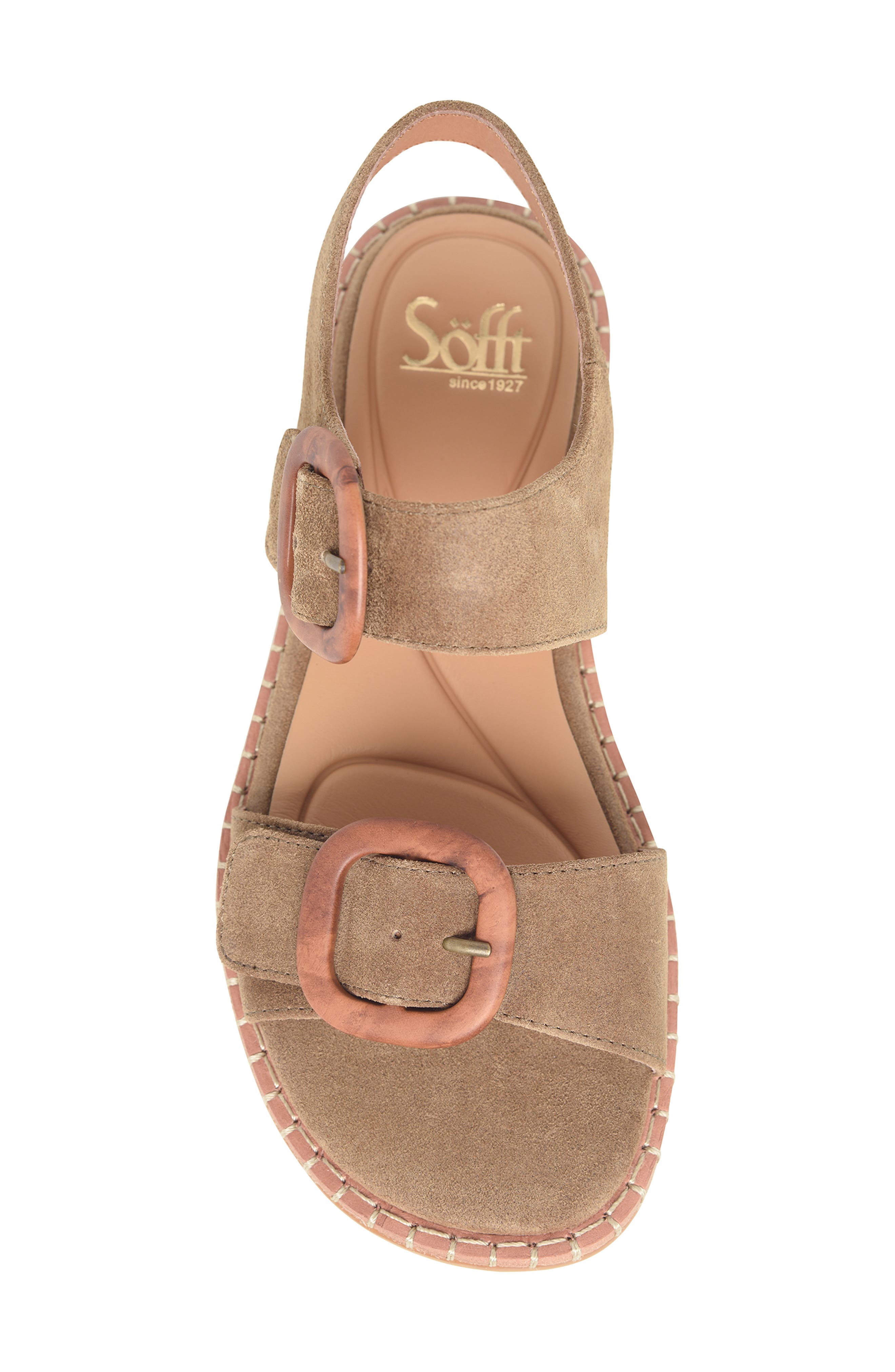 Söfft Napa Slingback Sandal, Alternate, color, Oak Brown