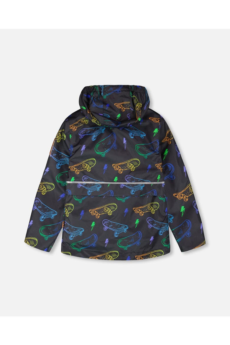 3-in-1 Two-Piece Mid-Season Skateboards Outerwear Set, Alternate, color, Black Printed Skateboards