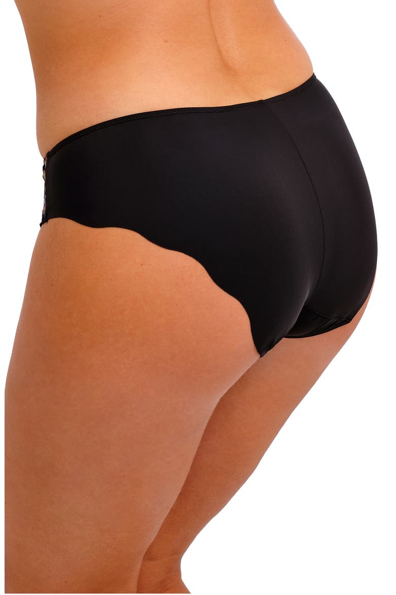 Magdalena Scalloped Edge Briefs, Alternate, color, NOIR