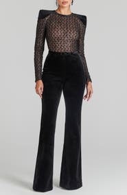 NADINE MERABI Amanda Long Sleeve Jumpsuit