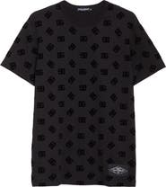 Dolce&Gabbana Re-Edition Flocked Logo Cotton T-Shirt