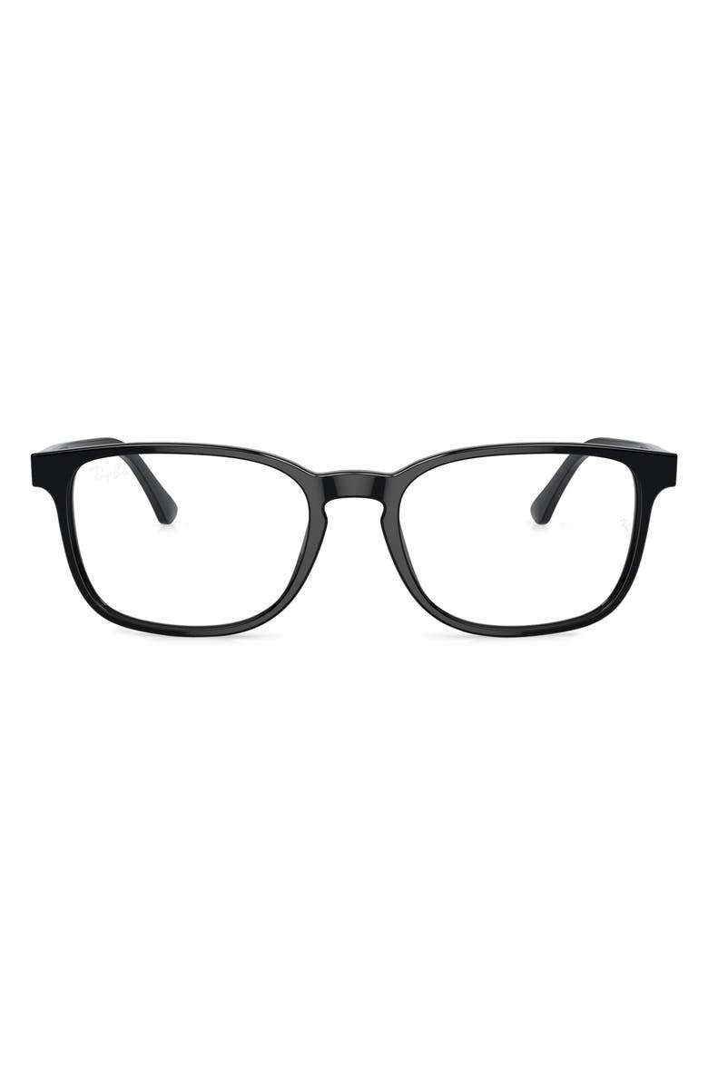 Ray-Ban 54mm Rectangular Pillow Optical Glasses, Main, color,