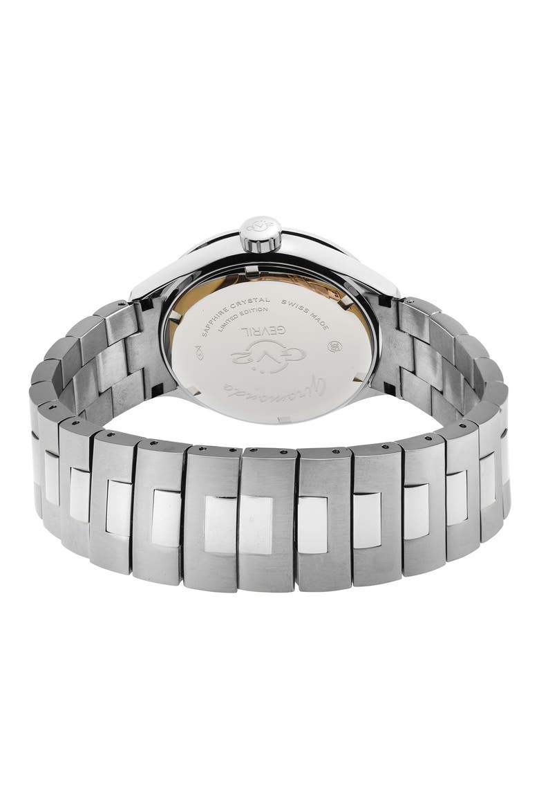 Men's Giromondo Silver Dial Bracelet Watch, 40mm, Alternate, color, STAINLESS STEEL