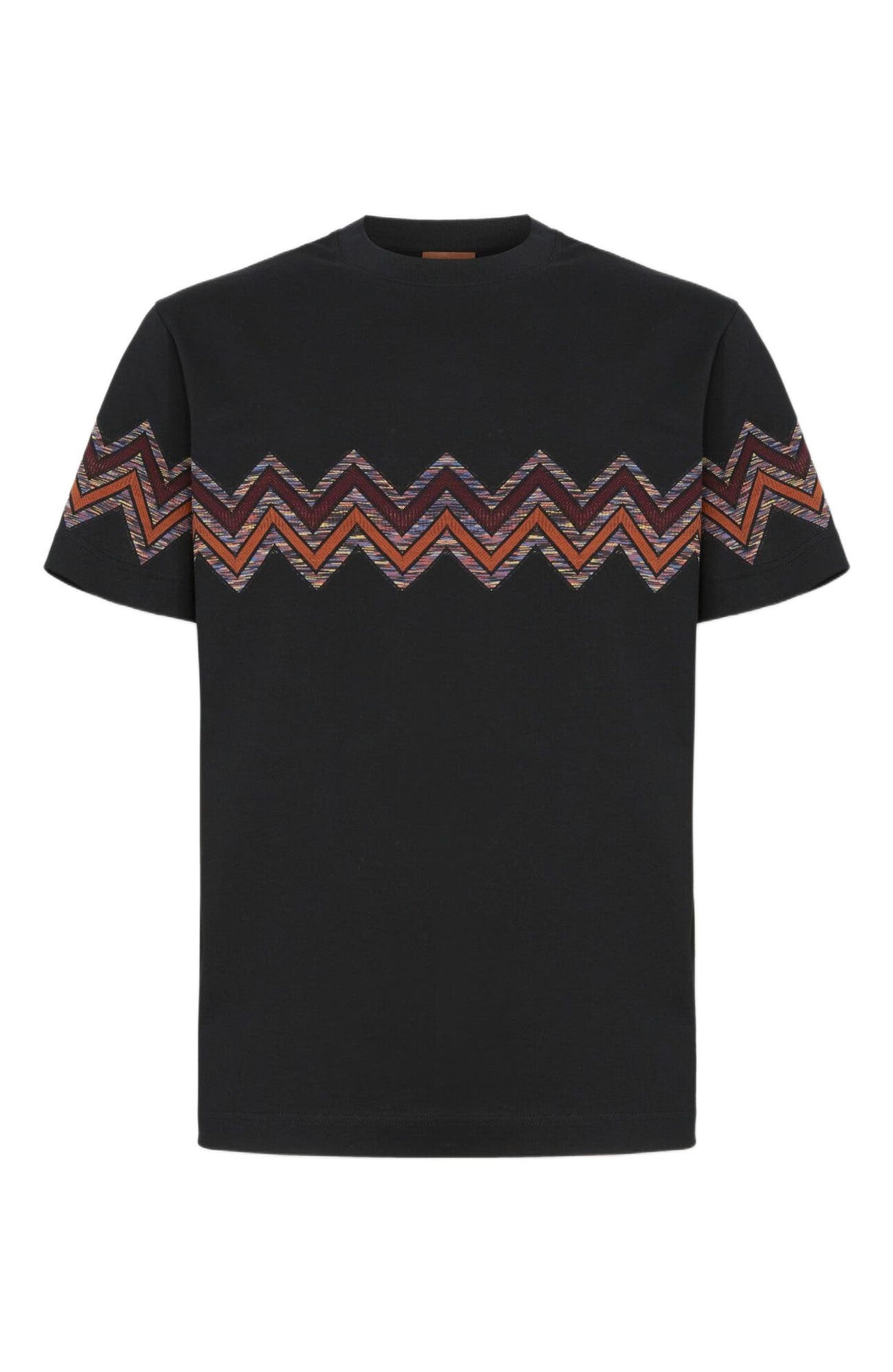 T-shirt With Maxi Chevron Insert - image 4