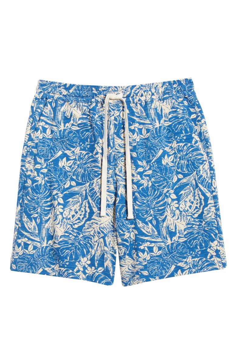 Pendleton Wayside Leaf Print Knit Shorts, Alternate, color, 