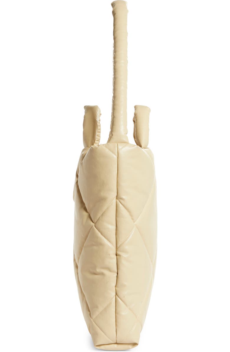 KASSL Medium Quilted Oiled Canvas Pillow Bag, Alternate, color,