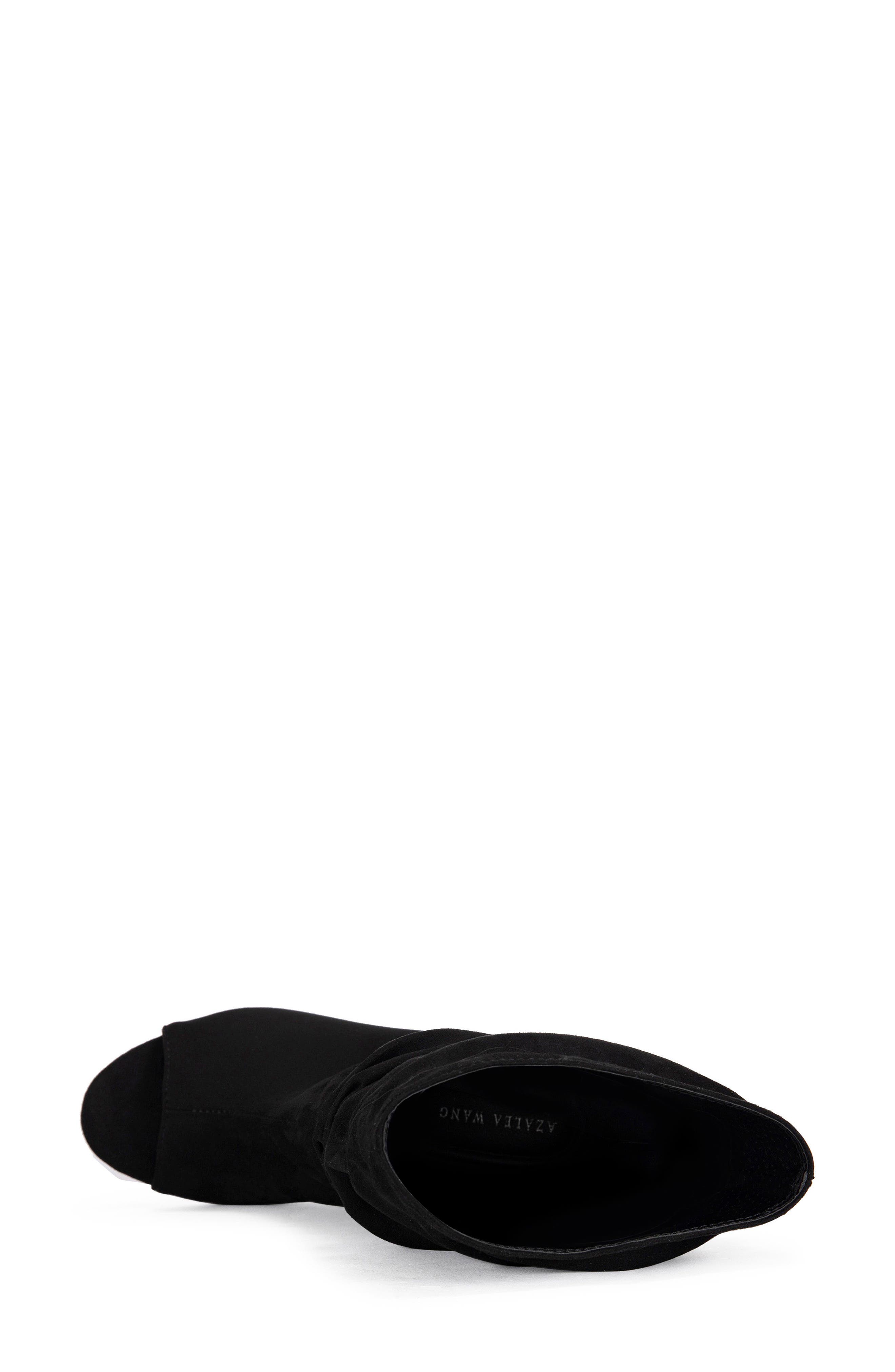 AZALEA WANG Marin Peep Toe Bootie, Alternate, color, 