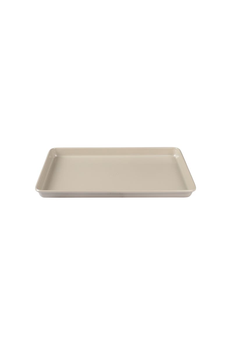 Gallen 3-Piece Ceramic Carbon Steel Nonstick Cookie Sheet Set, Alternate, color, Taupe