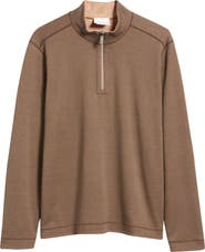 Johnston & Murphy XC4® Reversible Performance Quarter Zip Pullover
