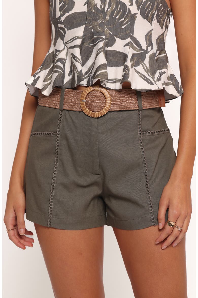 Napa Belted Shorts, Alternate, color, VINEYARD GREEN