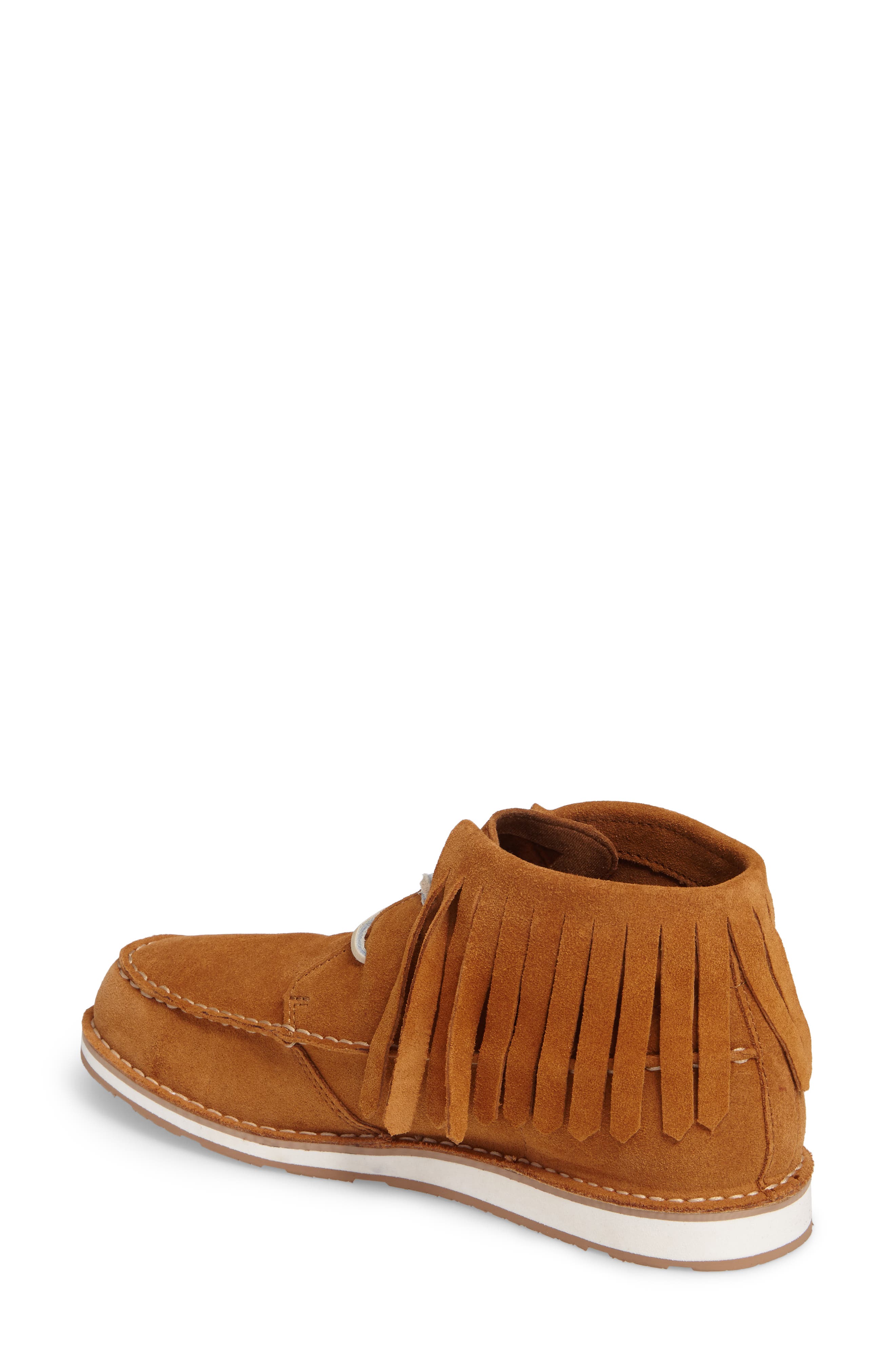 Cruiser Fringe Chukka Boot, Alternate, color, HARVEST SUEDE