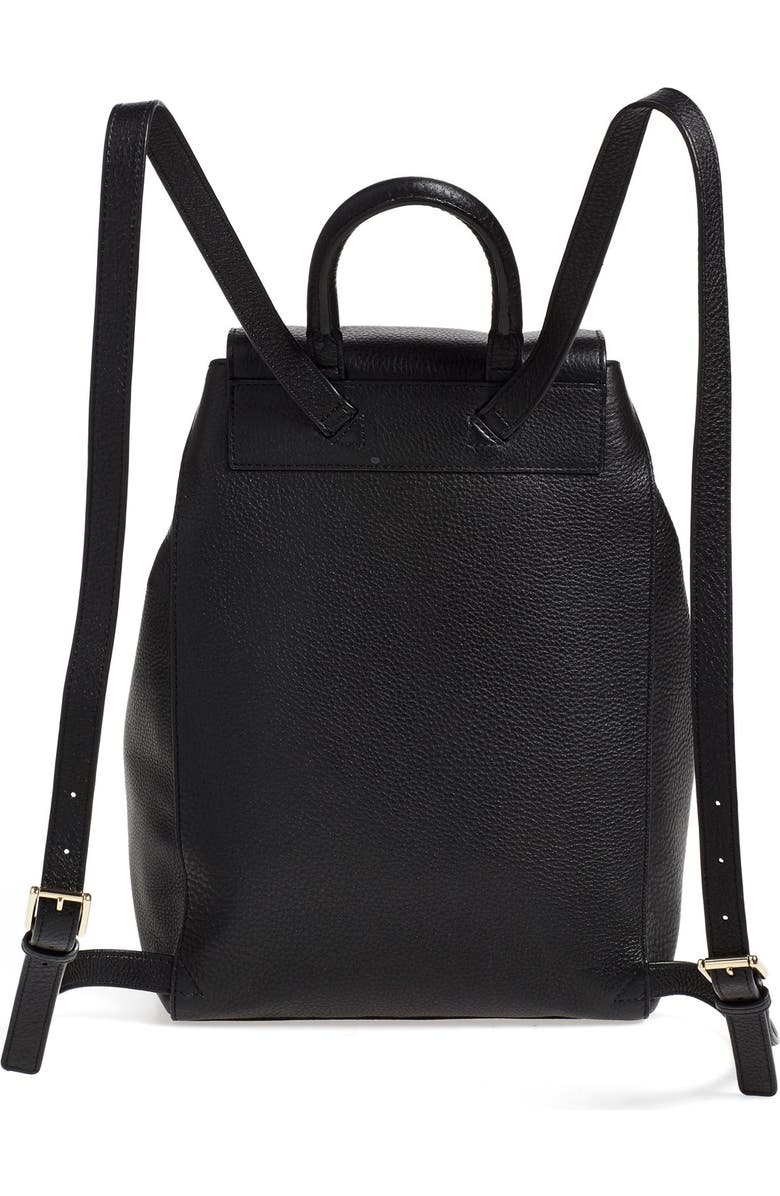 Tory Burch 'Bombe T' Leather Backpack, Alternate, color,