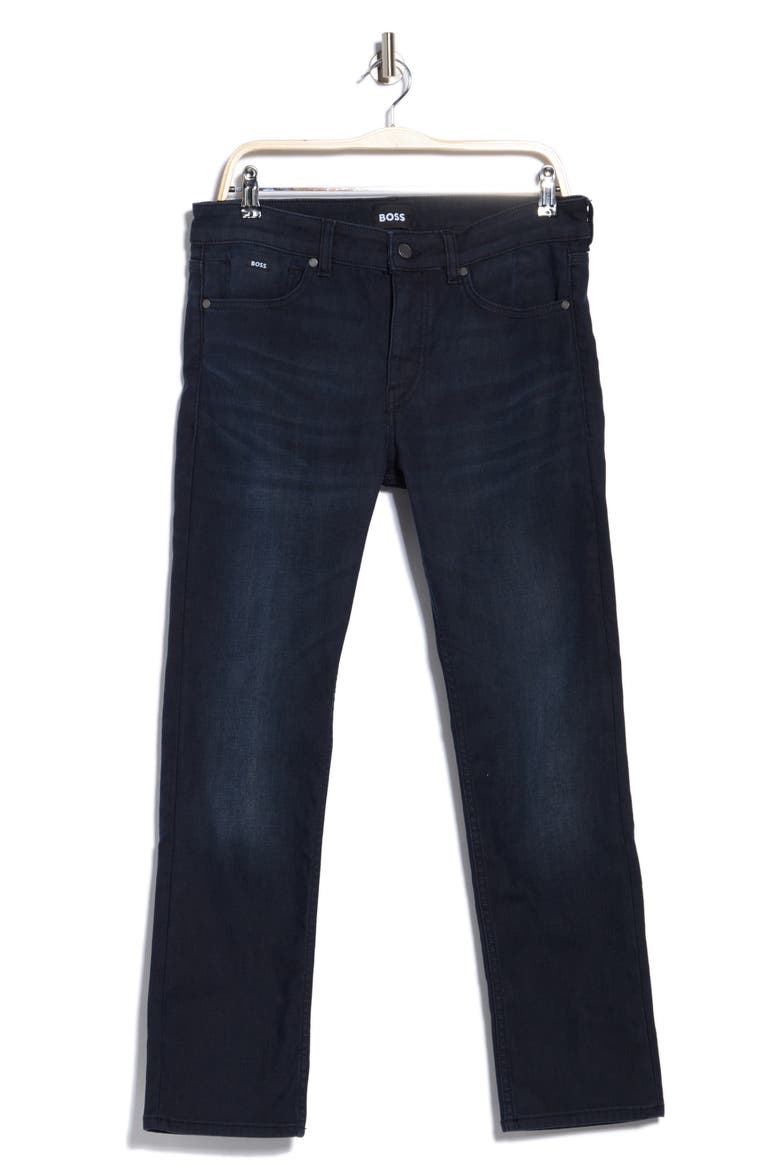 Delaware Slim Leg Jeans, Main, color, DARK BLUE
