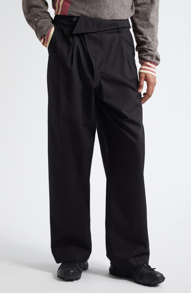 KIKO KOSTADINOV Navin Foldover Waist Trousers, Main, color, 