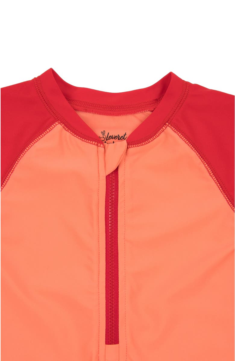 Leveret Baby One-Piece Rashguard, UPF 50+ Sun Protection Swimwear, Alternate, color, 