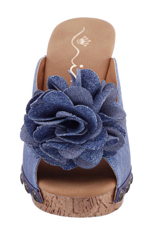 Nina Veneto Sandal In Denim