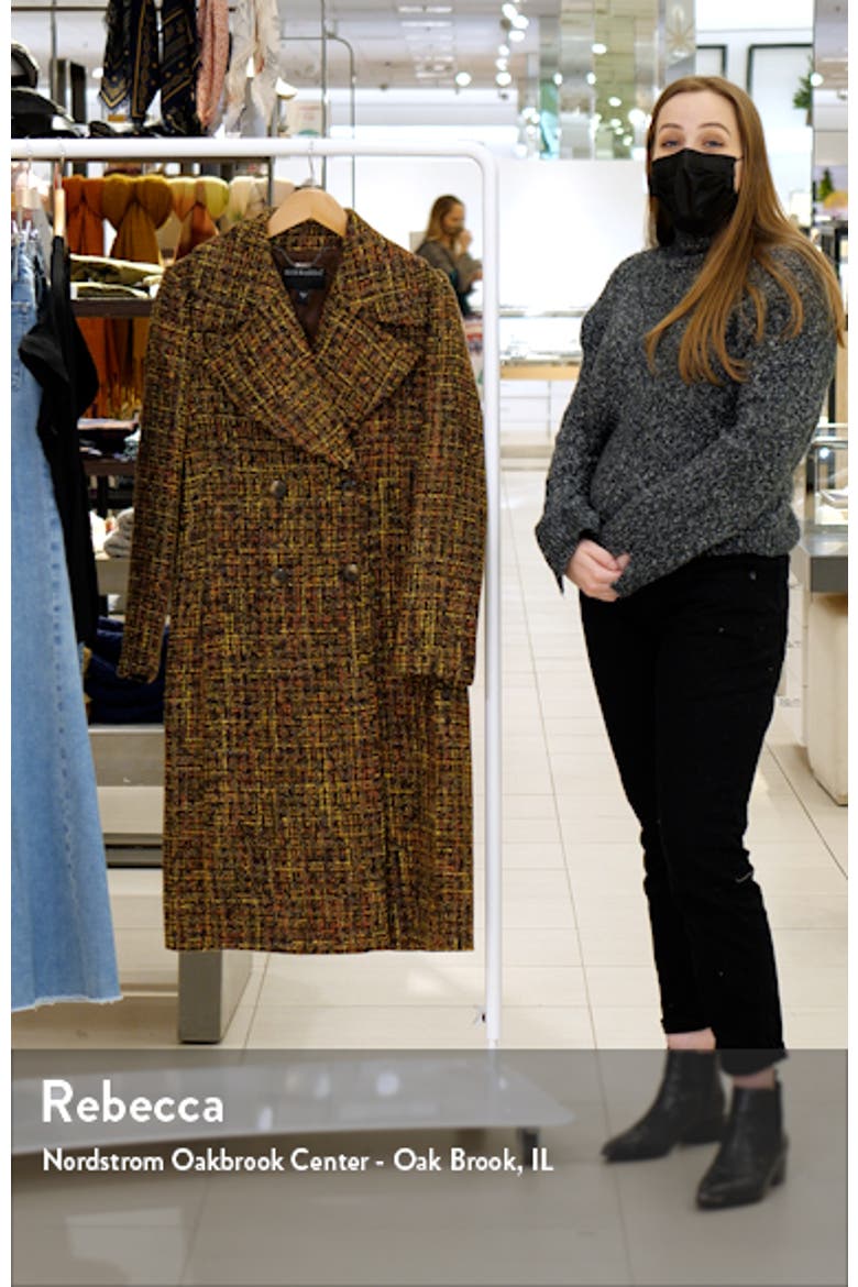 Longline Tweed Coat video