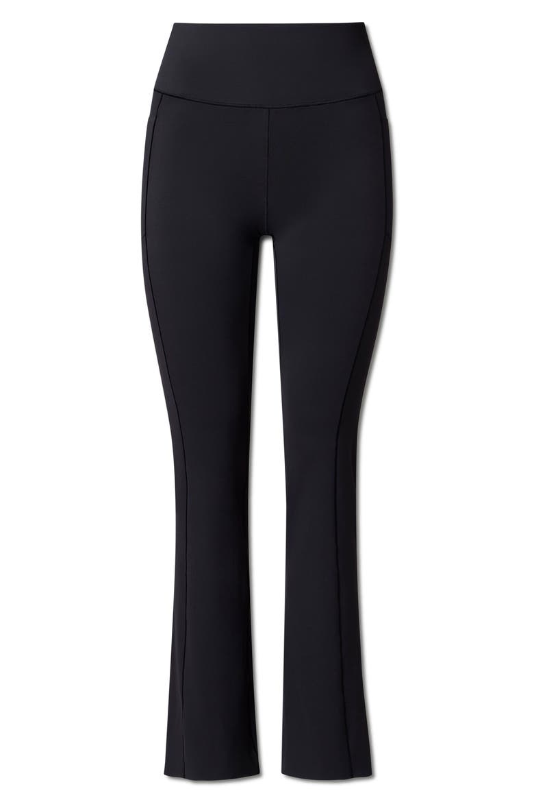 Revive Pocket Flare Leggings, Alternate, color, BLACK