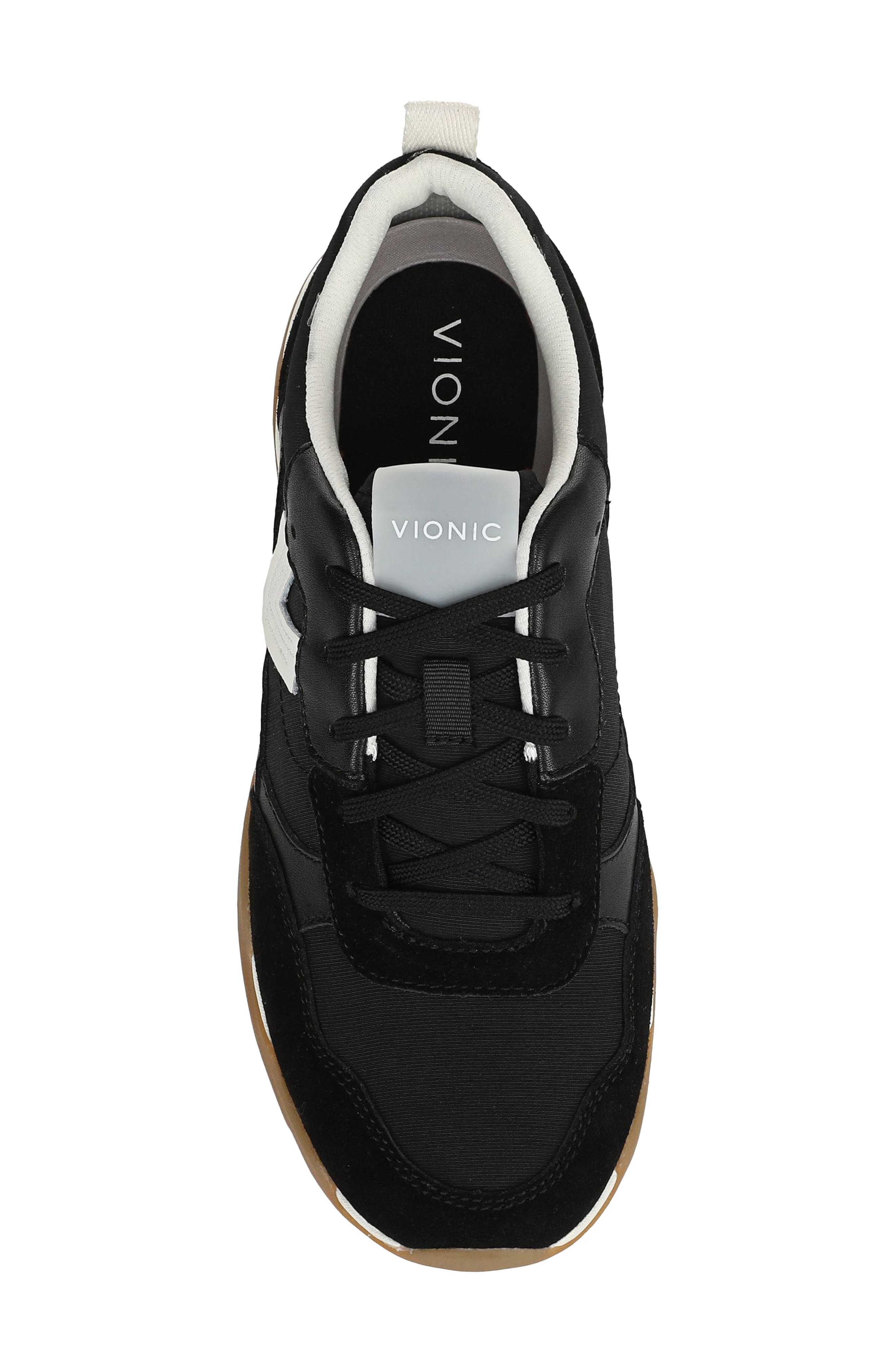 Vionic Slim Glide Sneaker, Alternate, color, Black
