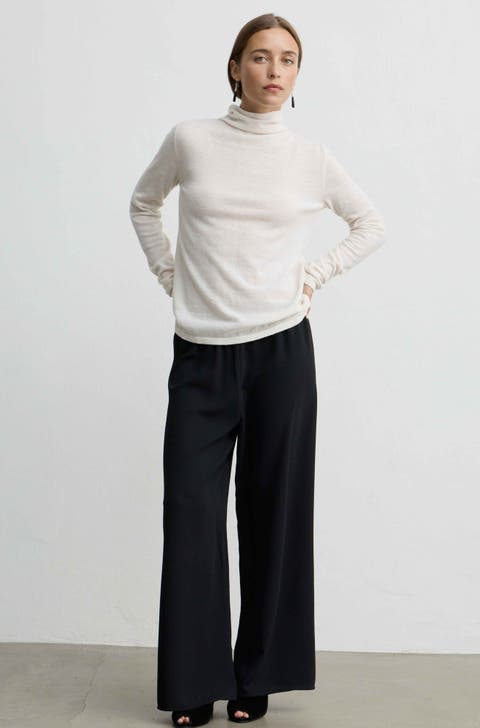 Funnel Wool/Cash Turtleneck