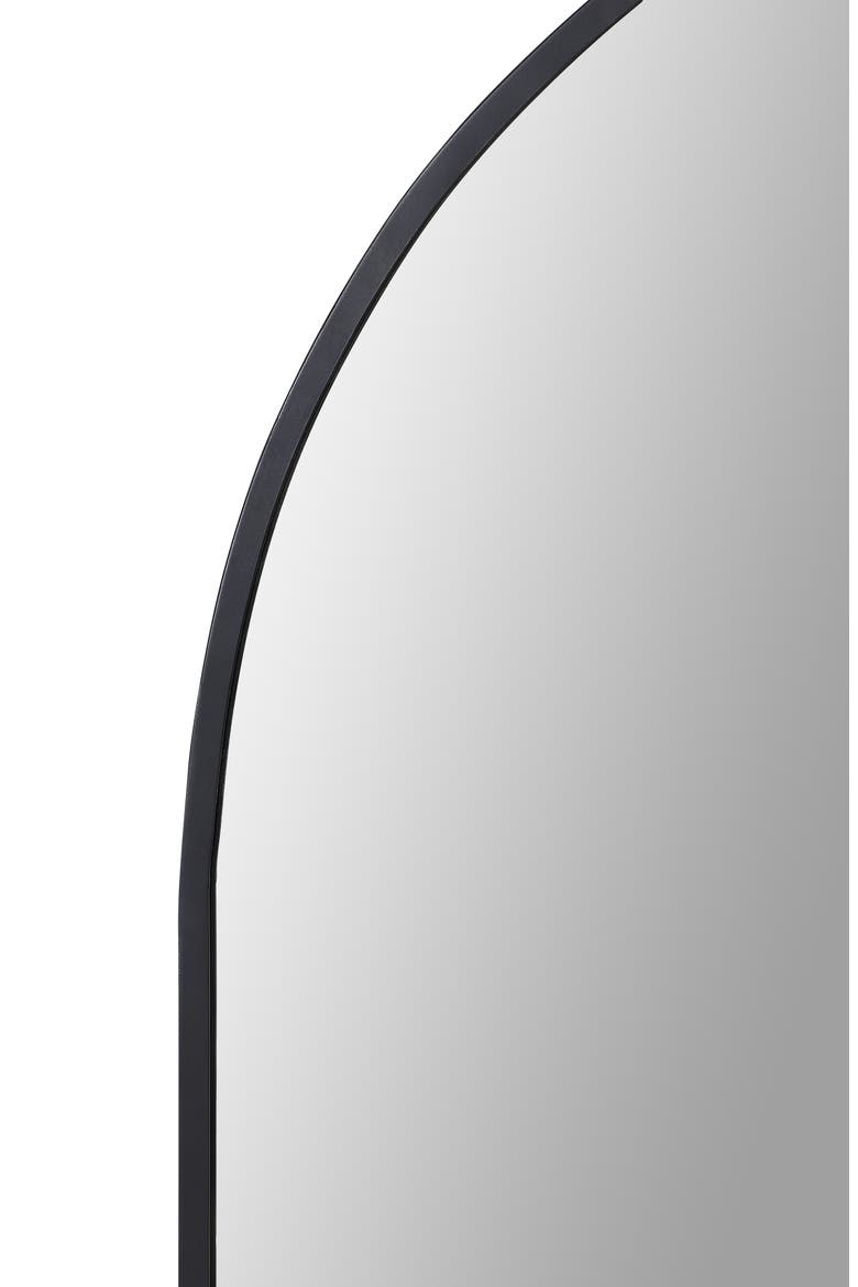 Warren Arch Mirror, Alternate, color, MATTE BLACK