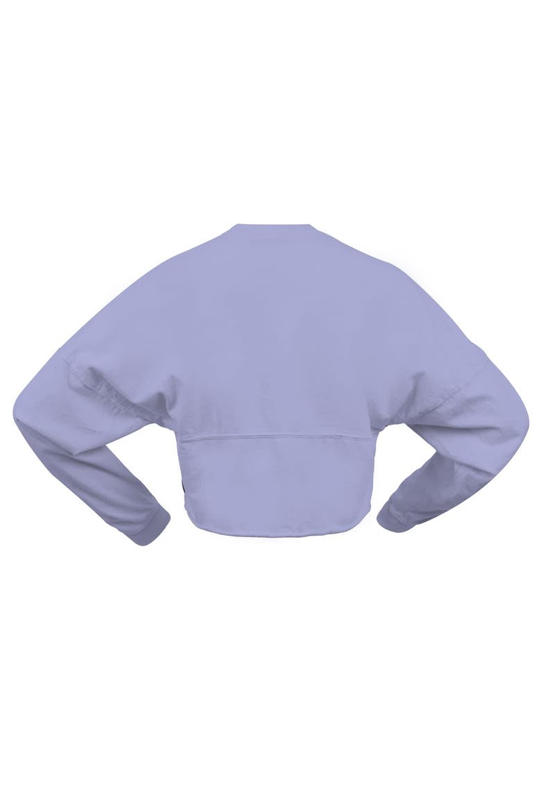 Women's Spirit Jersey Violet Golden State Valkyries Jumbo Print Oversized Cropped Long-Sleeve T-Shirt, Alternate, color, Violet