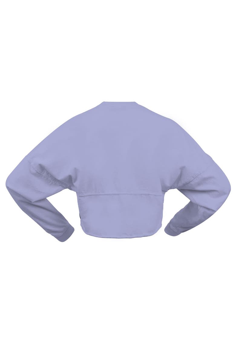 SPIRIT JERSEY Women's Spirit Jersey Violet Golden State Valkyries Jumbo Print Oversized Cropped Long-Sleeve T-Shirt, Alternate, color, Violet