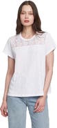 WILT Clothing Easy Short Sleeve Crew Lace Yoke