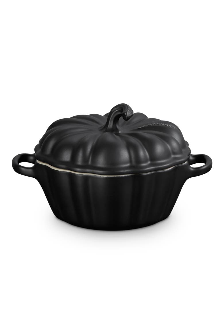 Figural Pumpkin Mini Baking Dish, Main, color, LICORICE