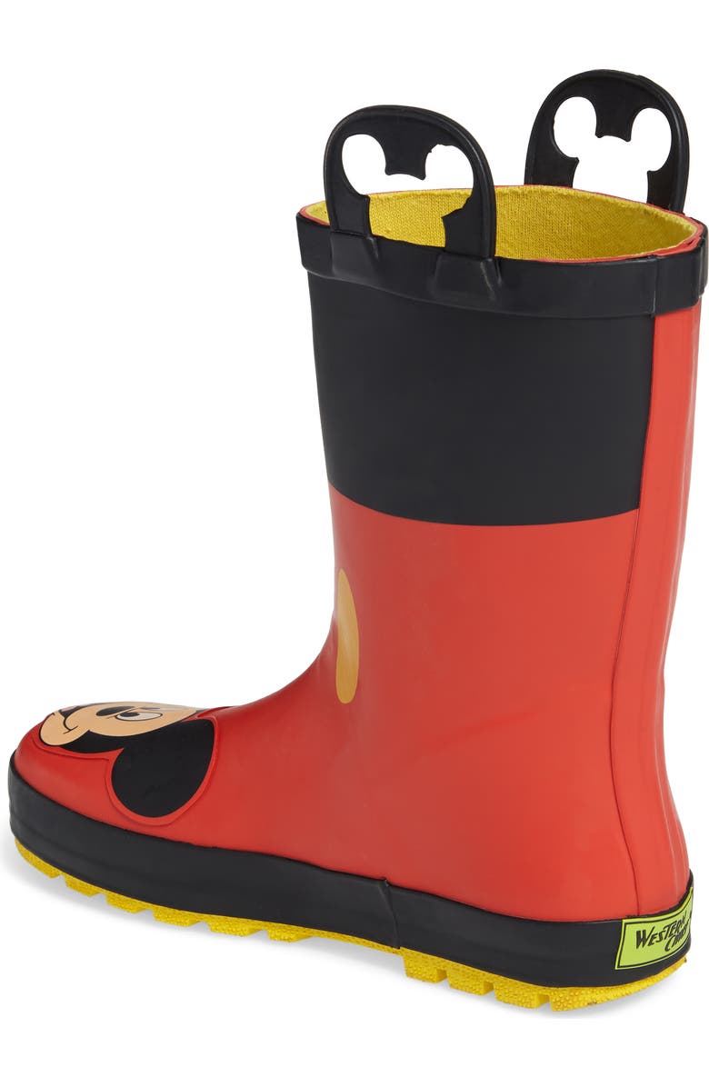 Western Chief Mickey Mouse Rain Boot, Alternate, color,