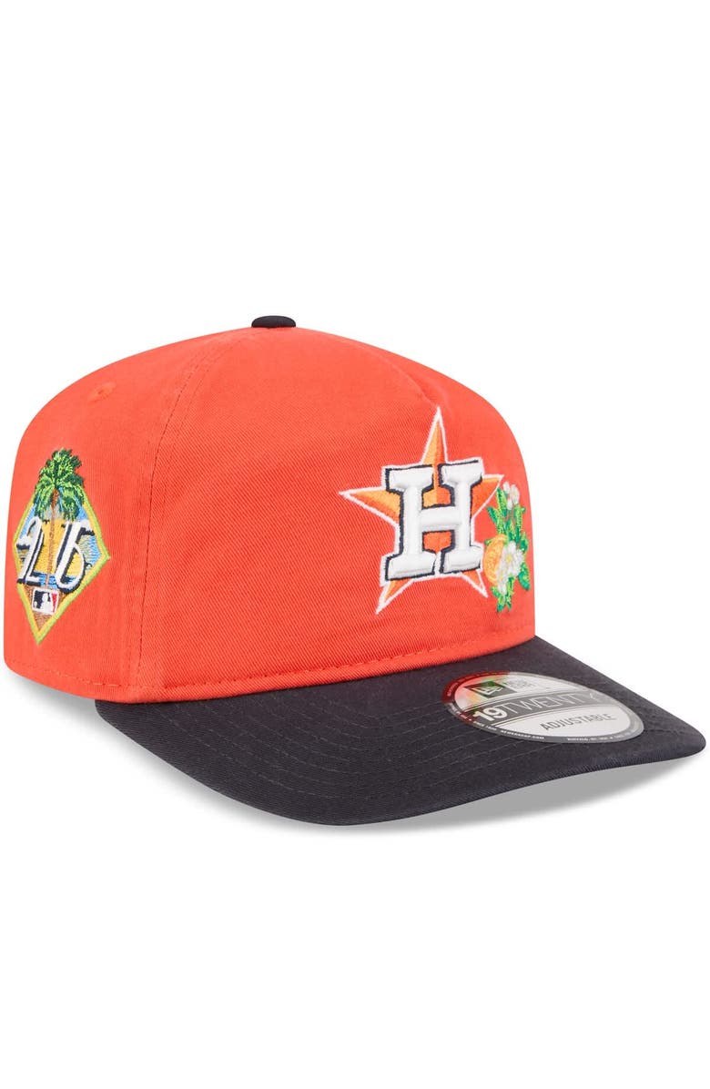 New Era Men's New Era Orange/Navy Houston Astros 2026 Spring Training 19TWENTY Adjustable Hat, Main, color, Orange