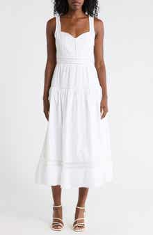 Maisie Cotton Poplin Midi Dress