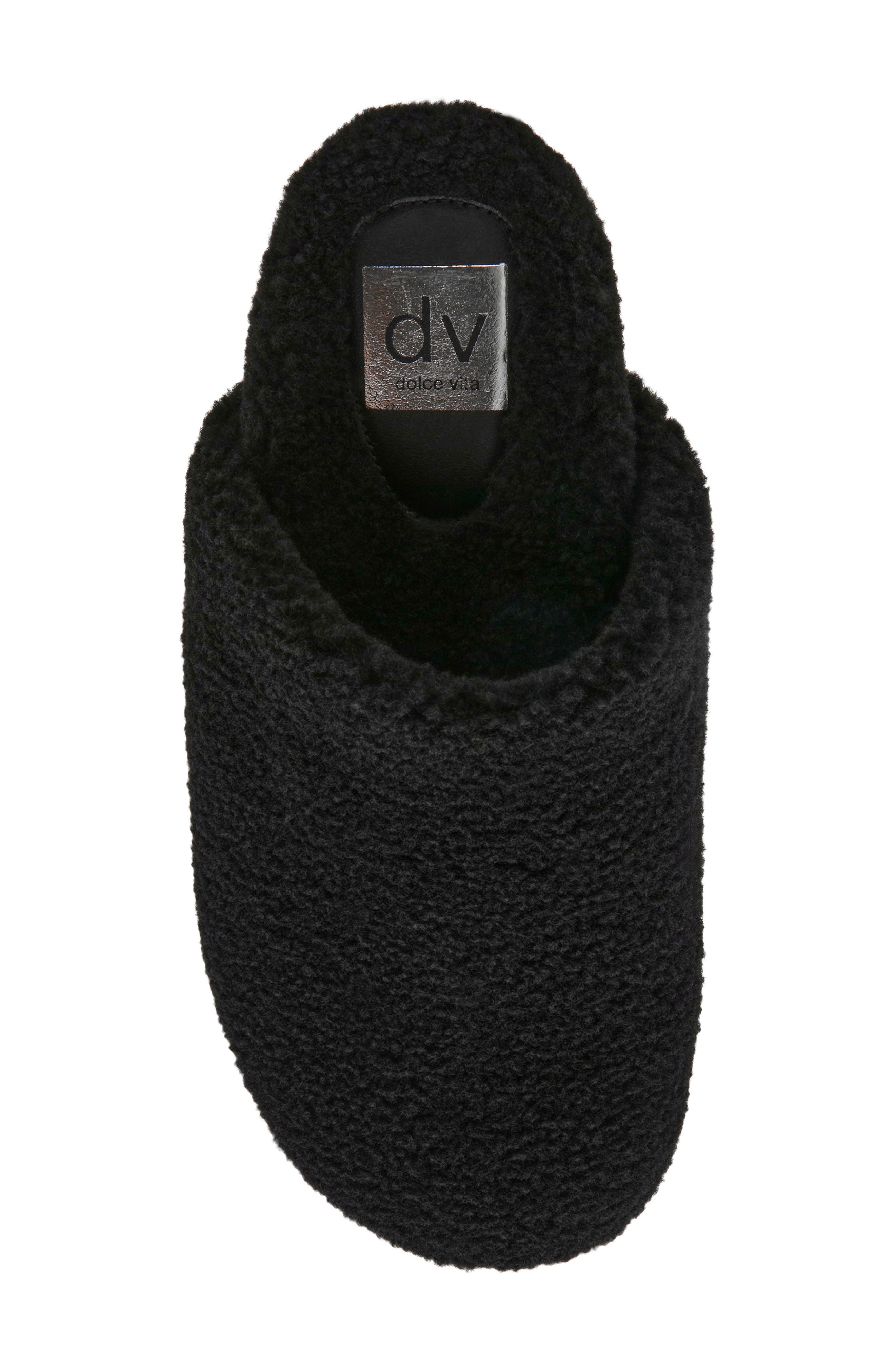 DV by Dolce Vita Annalisa Faux Shearling Scuff Slipper, Alternate, color, 