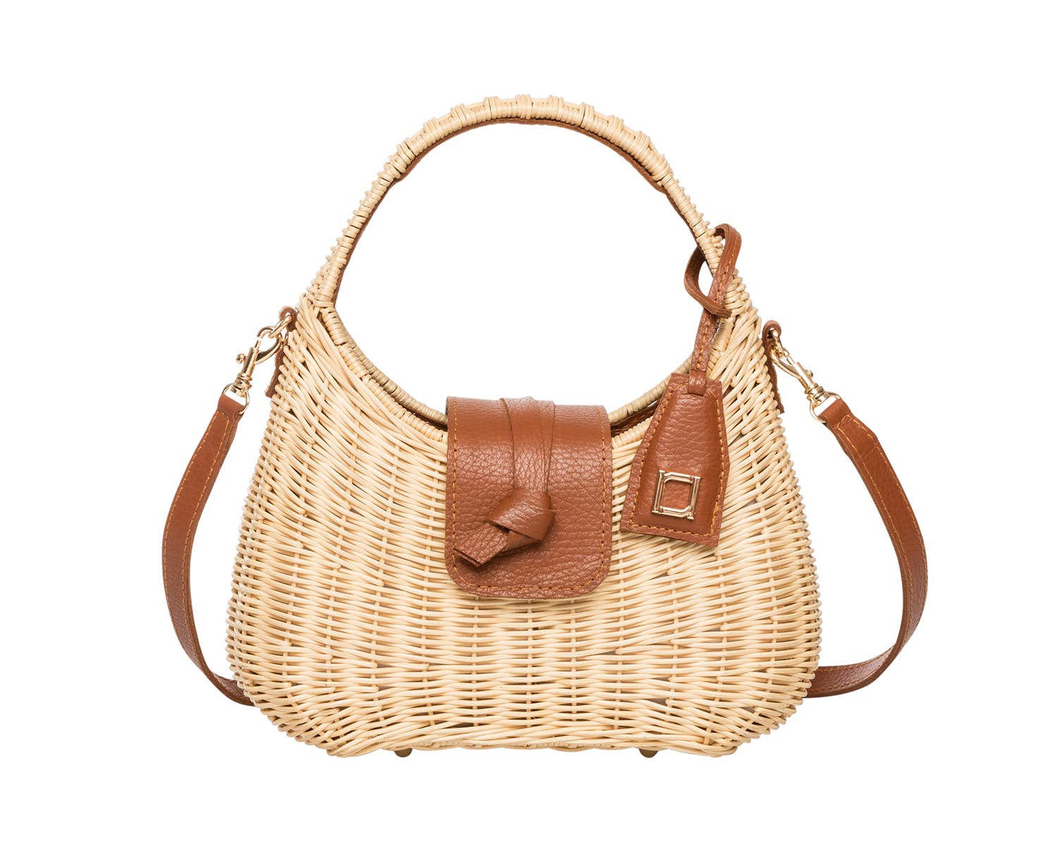 Rafe New York Mika Top Handle, Alternate, color, Natural / Cognac