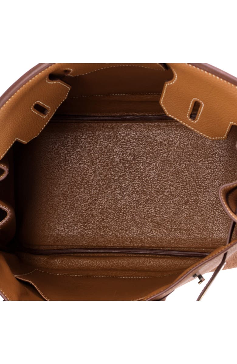 Pre-Owned Hermes Birkin Handbag Brown Togo with Palladium Hardware 30, Alternate, color, Gold