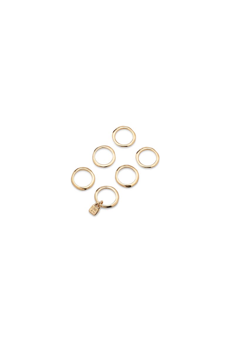 18K Gold-Plated Multi-Ring, Main, color, Gold