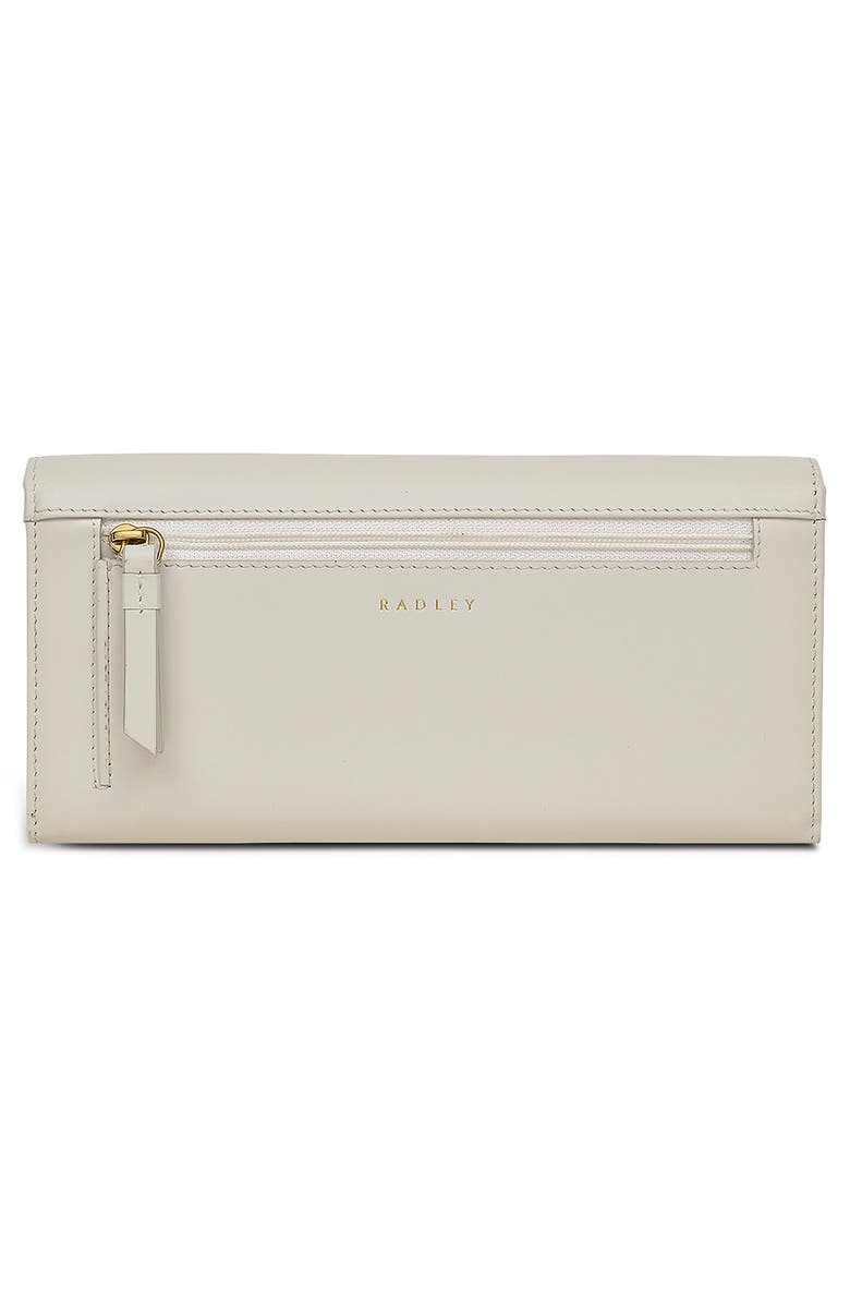 Radley Kite Large Leather Flapover Wallet, Alternate, color, Chalk