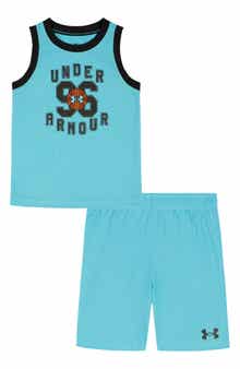 Under Armour Basketball Jersey Tank & Shorts Set