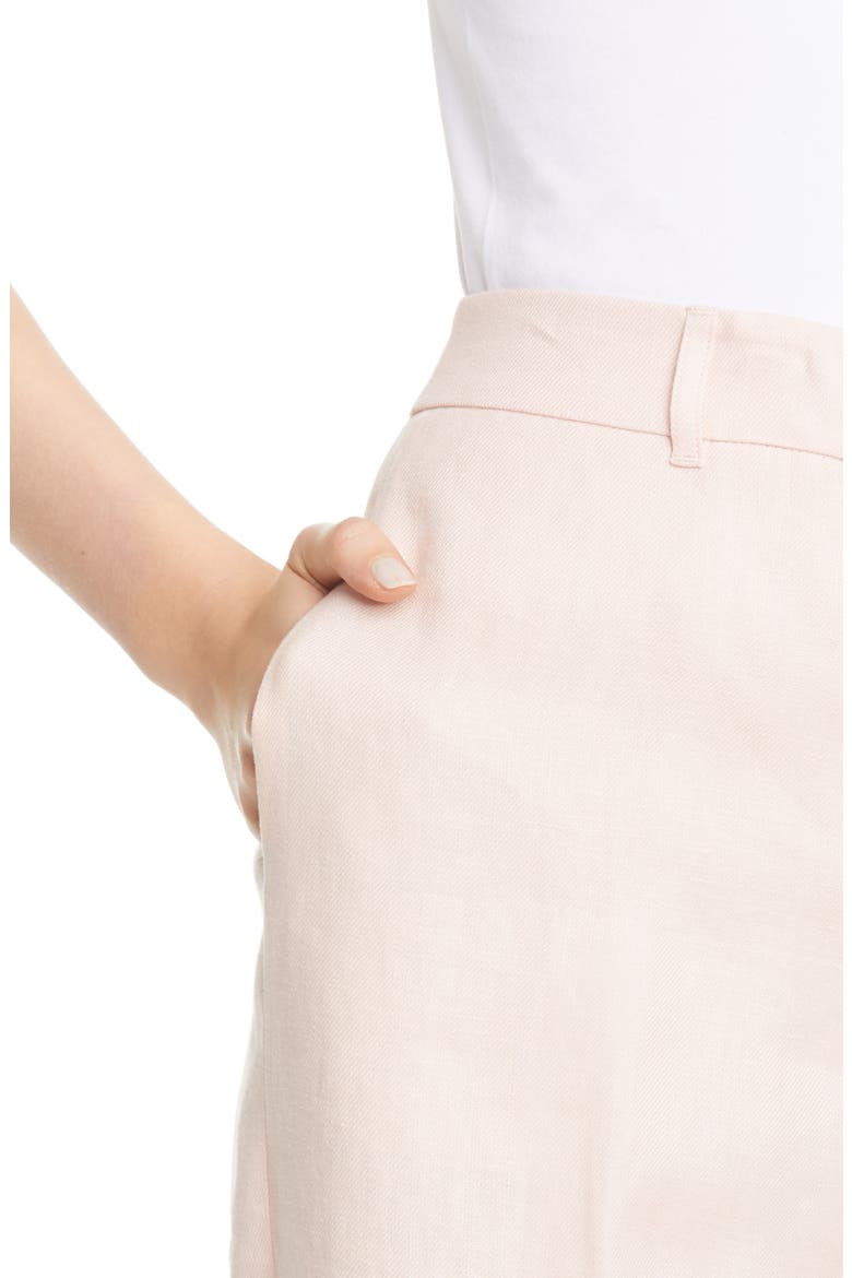 Dalton Wide Leg Linen Pants, Alternate, color, MACAROON