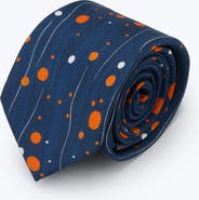 Knottery & Co Constellation Dots Printed Silk Tie