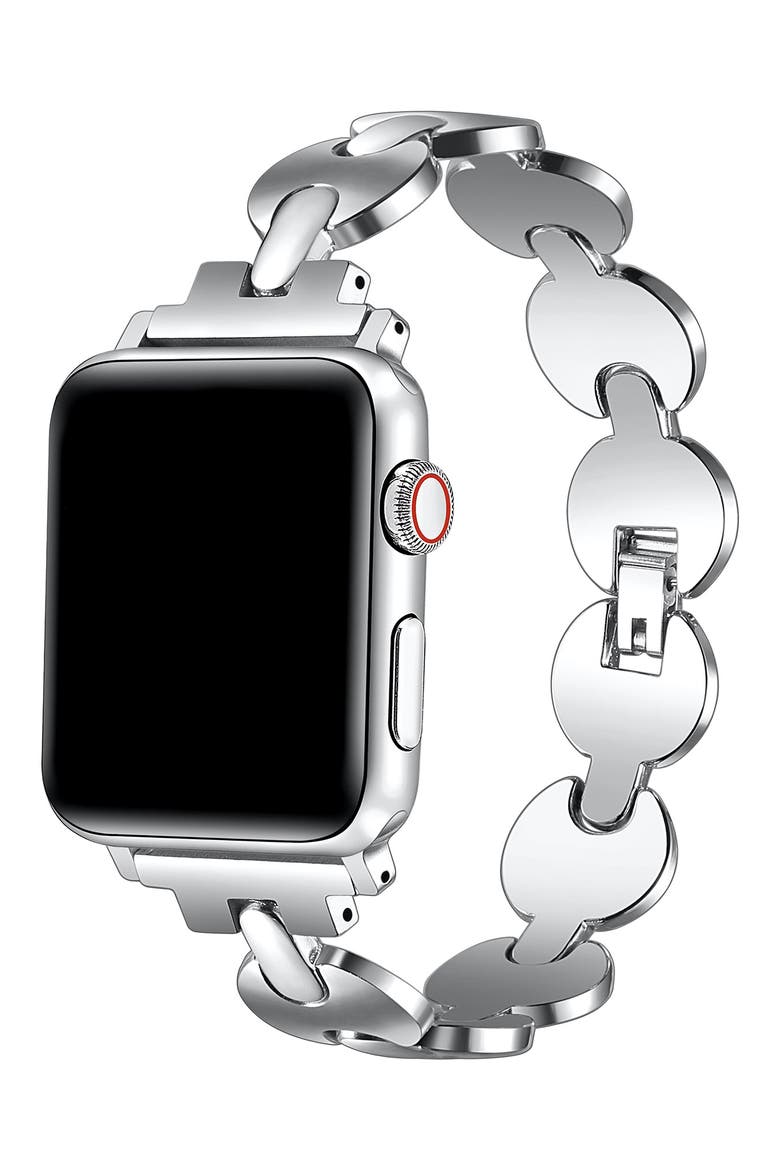 Sunny Apple Watch® Bracelet Watchband, Alternate, color, SILVER